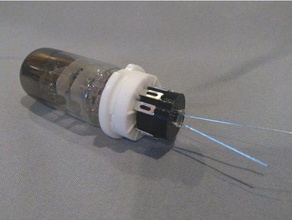 led tube holder diy vacuum 3d print model - Mito3D