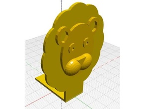 escornaface lion in der Robotik escornabot 3d print model - Mito3D
