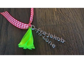 gift tag signs & logos christmas present card xmas 3d print model - Mito3D