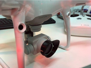 sombrilla fantasma 4 r c vehículos dji phantom drone 3d print model - Mito3D