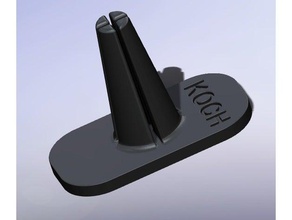 saphe sfogo titolare automotive airduct auto vent la ventilazione 3d print model - Mito3D