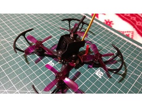 x90 kamera monte edin r c araçlar drone gerçek quadrocopter qx90 3d print model - Mito3D