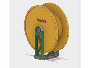 3 kg de cola titular Impresora 3d accesorios 3kg la bobina spoolholder 3d print model - Mito3D