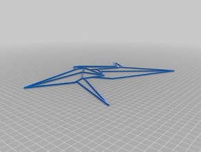 my customized origami crane animals 3d print model - Mito3D