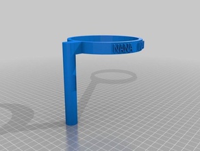 nana-cup-Griff yeti Ersatz-Teile kundengebundene 3d print model - Mito3D
