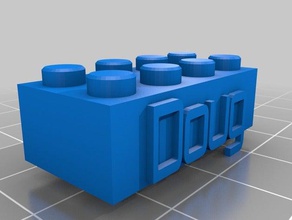 doug customized lego block construction toys 3d print model - Mito3D
