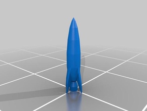 Küçük Roket araç roket alanı uzay gemisi 3d print model - Mito3D
