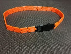 belt fashion test work progress 3d print model - Mito3D