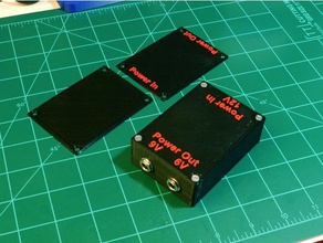 conversor buck de casal box eletrônica a caixa lm2596 regulador tensão 3d print model - Mito3D