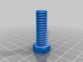 10 x 30 bolt snow ball maker parts customized 3d print model - Mito3D