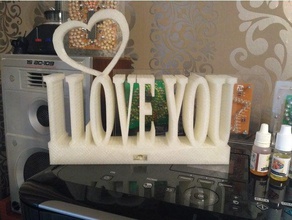 l'amour de vous 3d print model - Mito3D