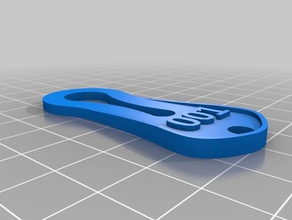 meine angepasste cart-token - 001 Schlüsselanhänger kundengebundene 3d print model - Mito3D