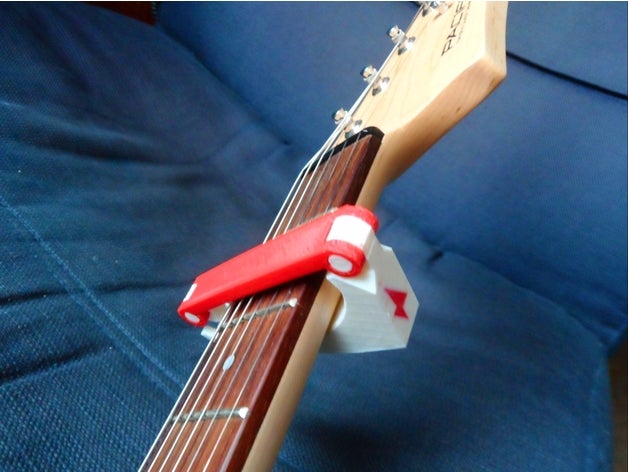 guitar capo music capodaster capodastre 3D print model - Mito3D