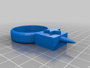 Einhorn Sterne ring - Zubehör Niedlich Stern 3d print model - Mito3D