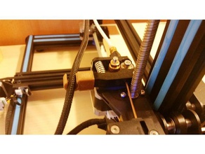 cr 10 boquilla de soporte del cable Impresora 3d accesorios clip creality cr-10 3d print model - Mito3D