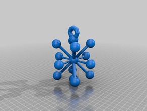 3d snowflake printing competition snow flake 3d print model - Mito3D