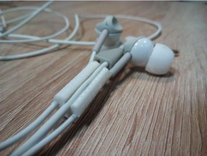 headphones wireholder audio holder wire 3d print model - Mito3D
