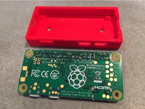 raspberry pi zero case + pin space electronics w 3d print model - Mito3D