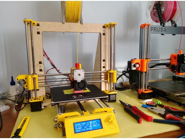 mk2 clone r1 - prusa i3 estilo completo impressora 3d Impressoras 3D print model - Mito3D