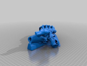 gorila pé tomografia computadorizada biologia anatomia animais 3d print model - Mito3D