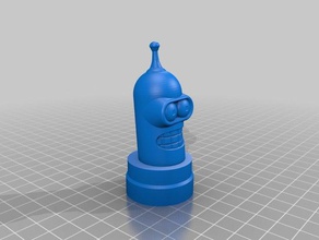 Flasche topper - bender Dekor cap 3d print model - Mito3D