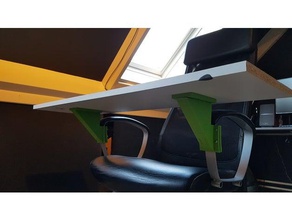 desk mount chair ikea markus vr computer hack office 3d print model - Mito3D