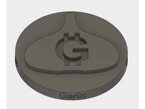 garlicoin token jewelry coin coins crypto cryptocurrency garlic gbds good investments hype tokens 3d print model - Mito3D