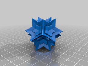 Kapuzen-rhcth Mathe-Kunst hexecontahedron logo remix wolfram 3d print model - Mito3D