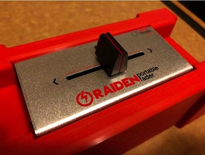 raidenfader rxi-f2 - portátil fader desempeño de pie el audio crossfader los djs dj herramientas handy trax numark portabalist portable pt01 cero raiden vestax 3d print model - Mito3D