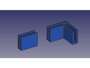 stereo-Kabel Ecken - Organisation Kabel-Halter Kabel-management home-audio 3d print model - Mito3D