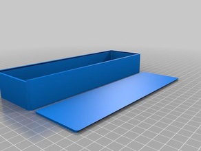 meine parametric abgerundeten Schiebetüren-top-box Container kundengebundene 3d print model - Mito3D