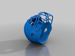 futbol kask 3d baskı 3d print model - Mito3D