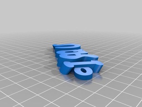 isaque organização personalizado 3d print model - Mito3D