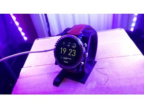dock fossil q explorist accessories watch 3d print model - Mito3D