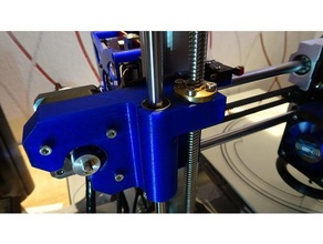 x motoraufnahme anet 3d printers am8 a8 motor mount x-axis 3d print model - Mito3D