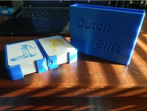 holandês blitz cartão de caso A impressão 3d impressionante jogos titular do duplo deck divertido jogo os números cartas jogar poker simples assim 3d print model - Mito3D