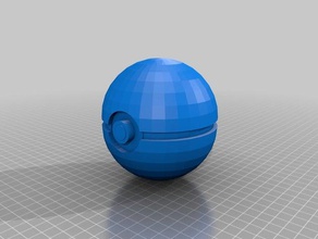 pokeball juegos de video 3d print model - Mito3D