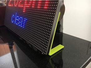 matriz de led stand raspberry pi monte la electrónica adafruit pantalla el 3d print model - Mito3D