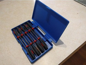 needle file case tool holders & boxes 3d print model - Mito3D
