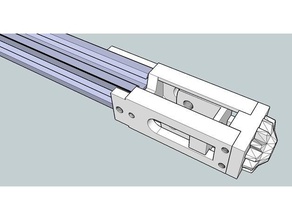 tronxy x1 x-Achsen-Spanner 3d-Drucker Teile 3d print model - Mito3D