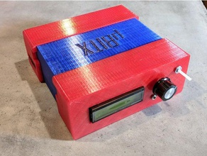 ubitx case electronics amateur radio bitx chassis ham qrp 3d print model - Mito3D