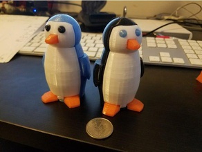 penguin puzzle puzzles Puzzle en 3d pingüino los pingüinos de 3d print model - Mito3D