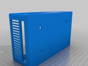 rumba case 80mm fan vents 3d printer parts hypercube evolution board 3d print model - Mito3D
