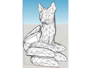 kyuby nine tail fox animals 3d print model - Mito3D