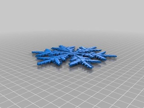 kartanesi - blockscad rekabet blockscadsnowflake 3d print model - Mito3D