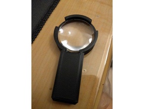 google cardboard lens magnifying glass tools 3d print model - Mito3D