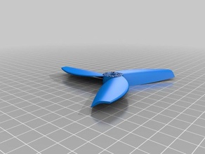 3 blade props r c vehicles 3d print model - Mito3D