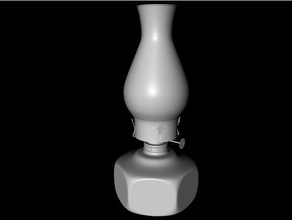 lampada ad olio La stampa 3d ceramica 3d print model - Mito3D