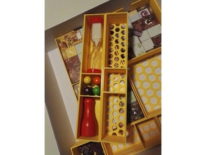 magic maze + extension insert box - remix games boardgames 3d print model - Mito3D