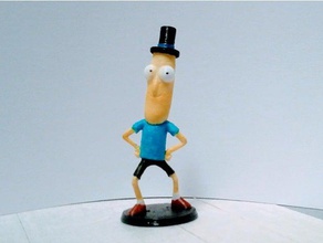 mr poopy butthole meshmixer supports 3d print guy sculptures 3dprintguy mrpoopybutthole poopybutthole rick morty 3d print model - Mito3D